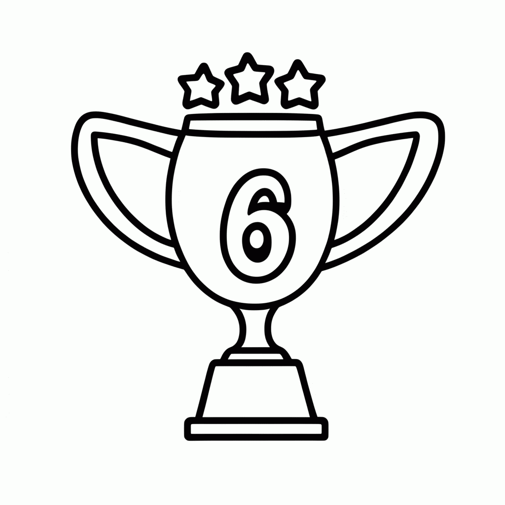 Desenho de O Sonho do Hexa para colorir e imprimir grátis em folha A4
