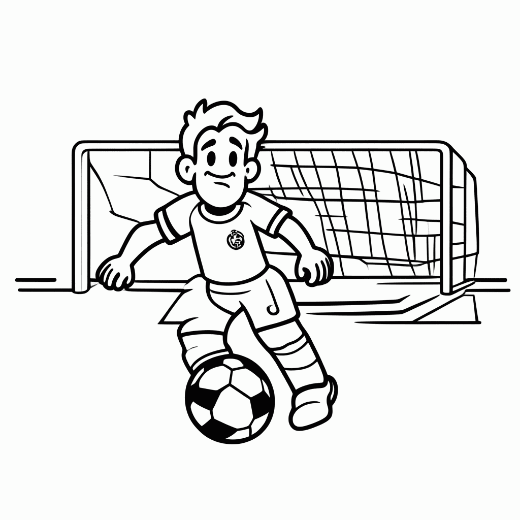 Desenho de Jonathan David (Canadá) para colorir e imprimir grátis em folha A4
