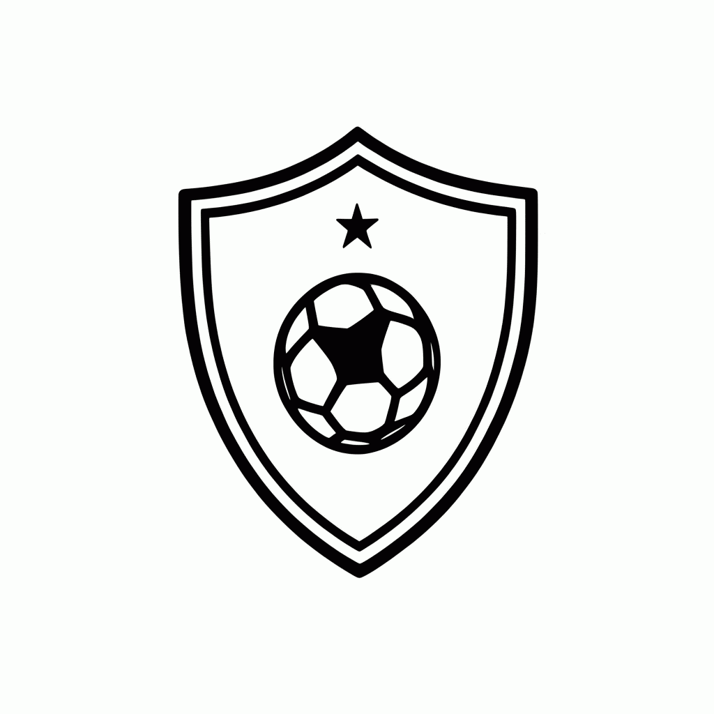 Desenho de Escudo da Seleção do Canadá para colorir e imprimir grátis em folha A4