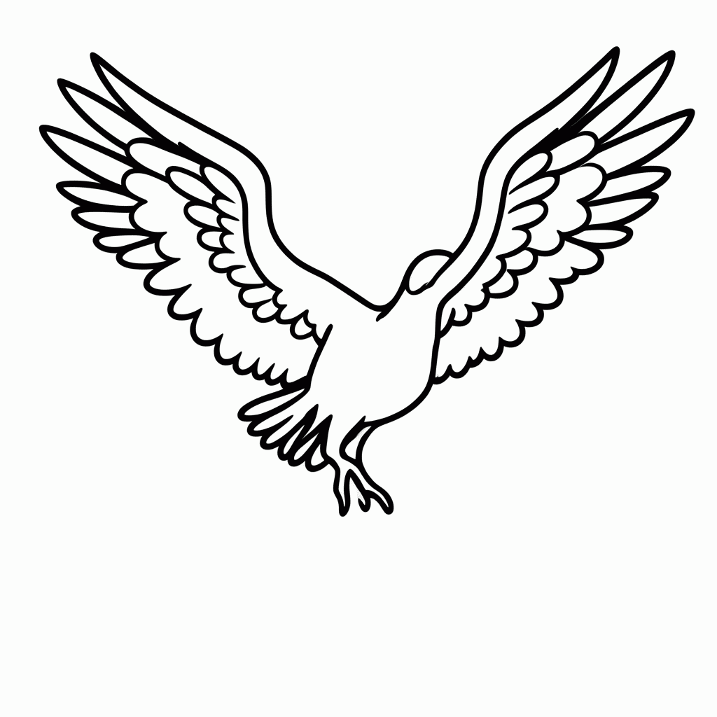 Desenho de Condor da Colômbia para colorir e imprimir grátis em folha A4