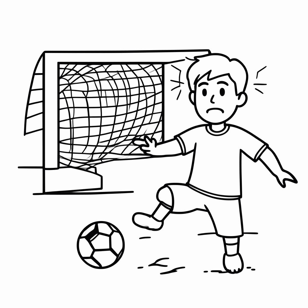 Desenho de Son Heung-min (Coreia do Sul) para colorir e imprimir grátis em folha A4