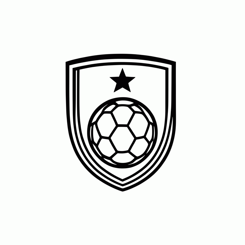 Desenho de Escudo da Seleção da França para colorir e imprimir grátis em folha A4