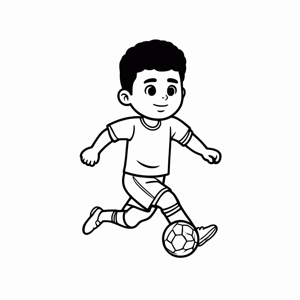 Desenho de Mohammed Kudus (Gana) para colorir e imprimir grátis em folha A4