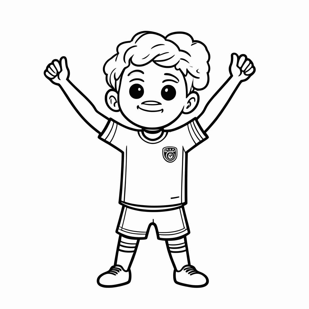 Desenho de Viktor Gyökeres (Suécia) para colorir e imprimir grátis em folha A4
