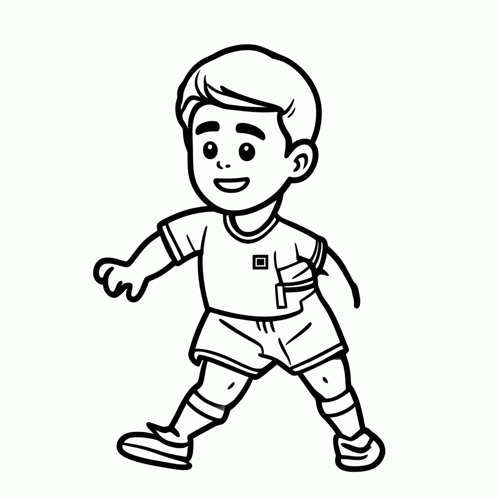 Desenho de Granit Xhaka (Suíça) para colorir e imprimir grátis em folha A4