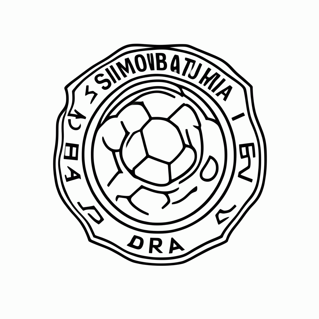 Desenho de Símbolo da Seleção do Irã para colorir e imprimir grátis em folha A4