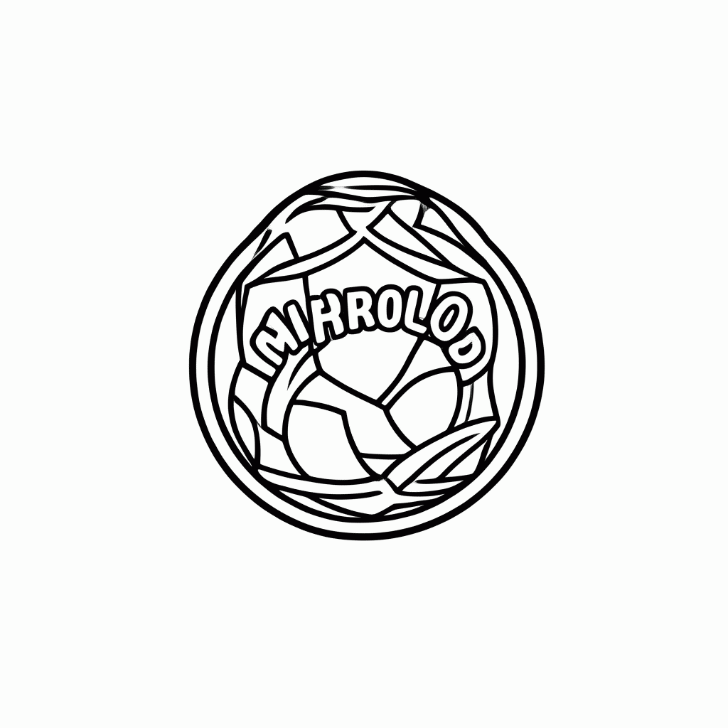 Desenho de Símbolo da Seleção do Marrocos para colorir e imprimir grátis em folha A4