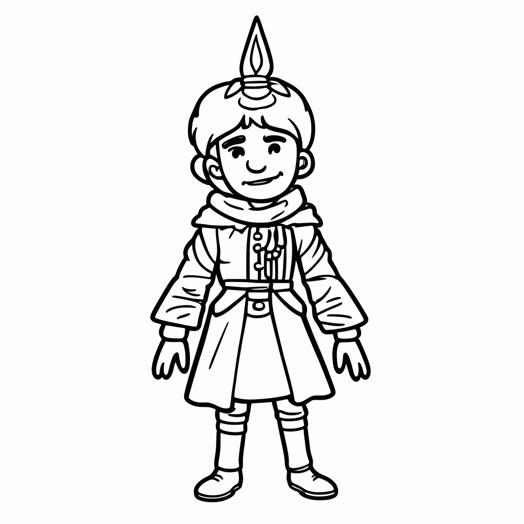 Desenho de Sam Amigo Fiel para colorir e imprimir grátis em folha A4
