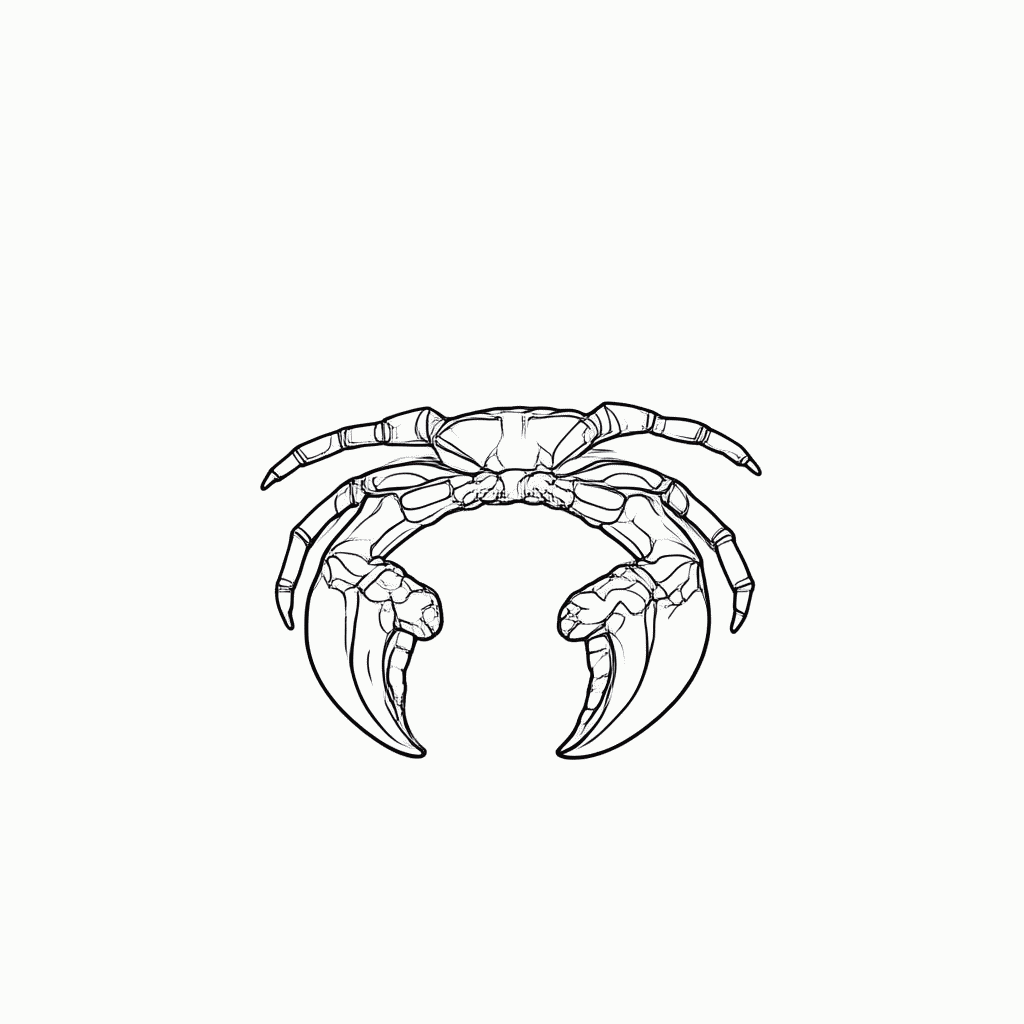 Desenho de Cancer para colorir e imprimir grátis em folha A4