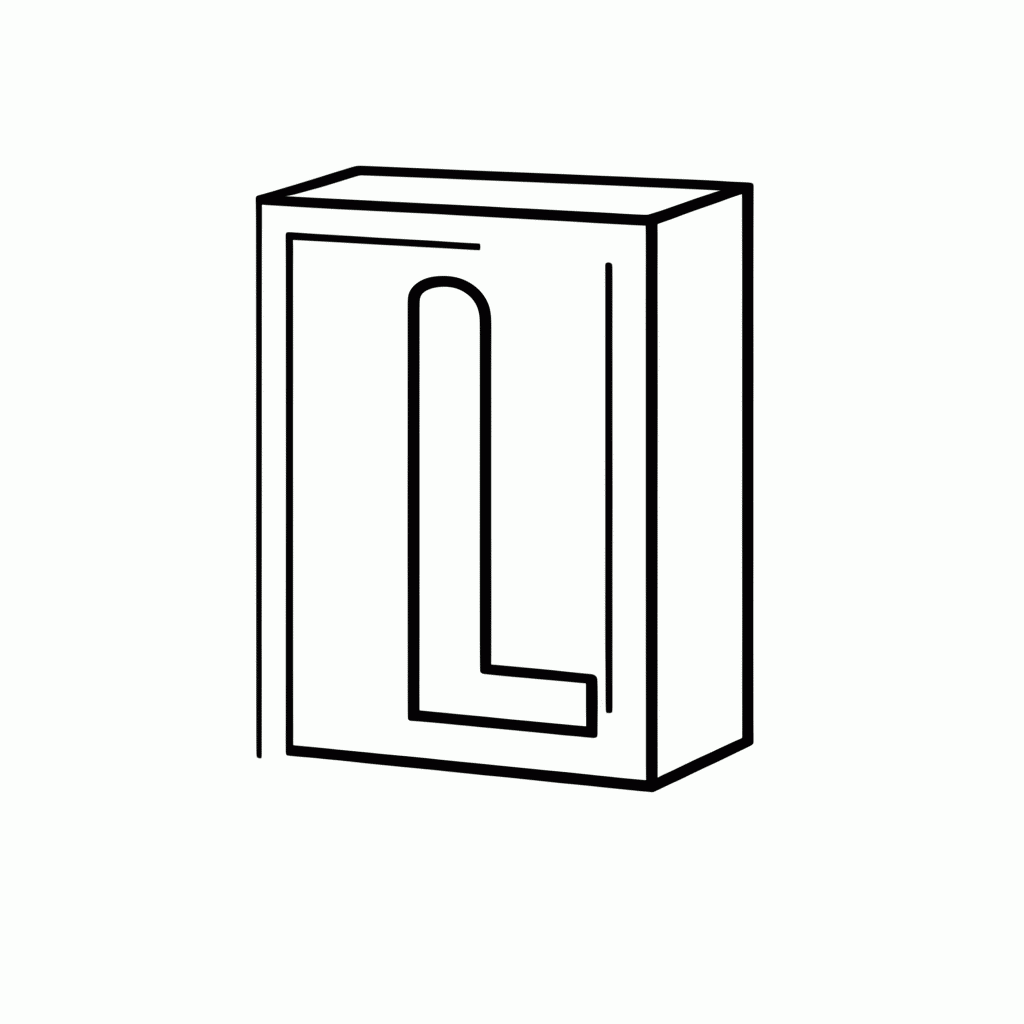 Desenho de Sílaba LE para colorir e imprimir grátis em folha A4