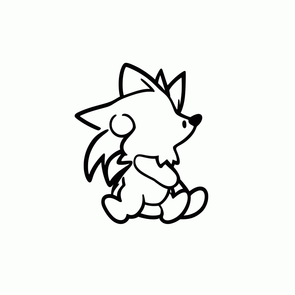 Desenho de Sonic Classico para colorir e imprimir grátis em folha A4