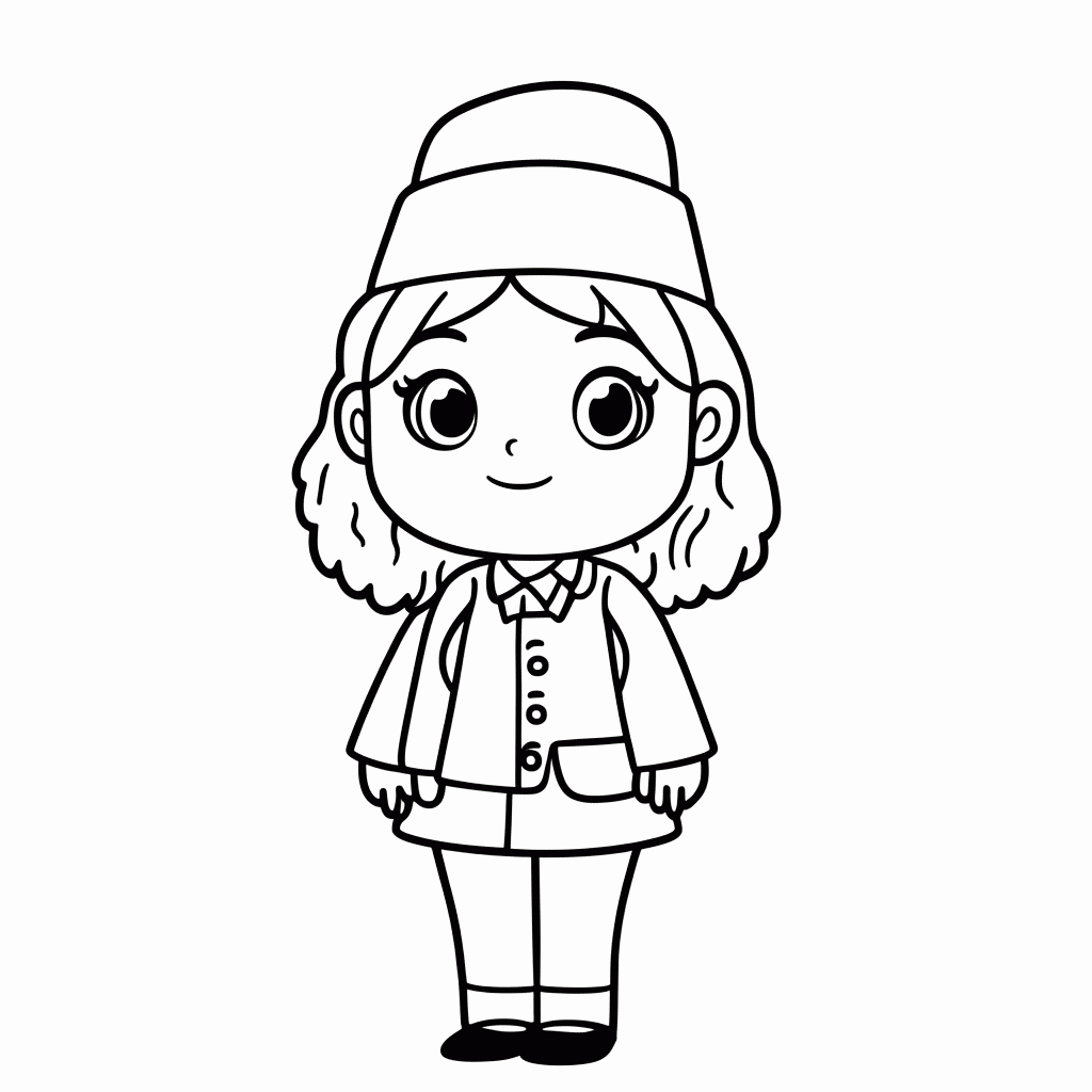 Desenho de Anya Com Amendoim para colorir e imprimir grátis em folha A4