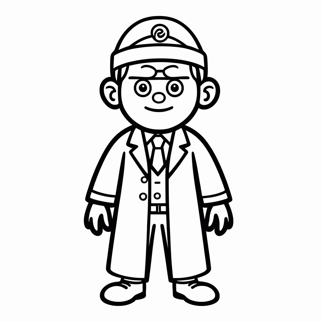 Desenho de Loid Forger Spy para colorir e imprimir grátis em folha A4