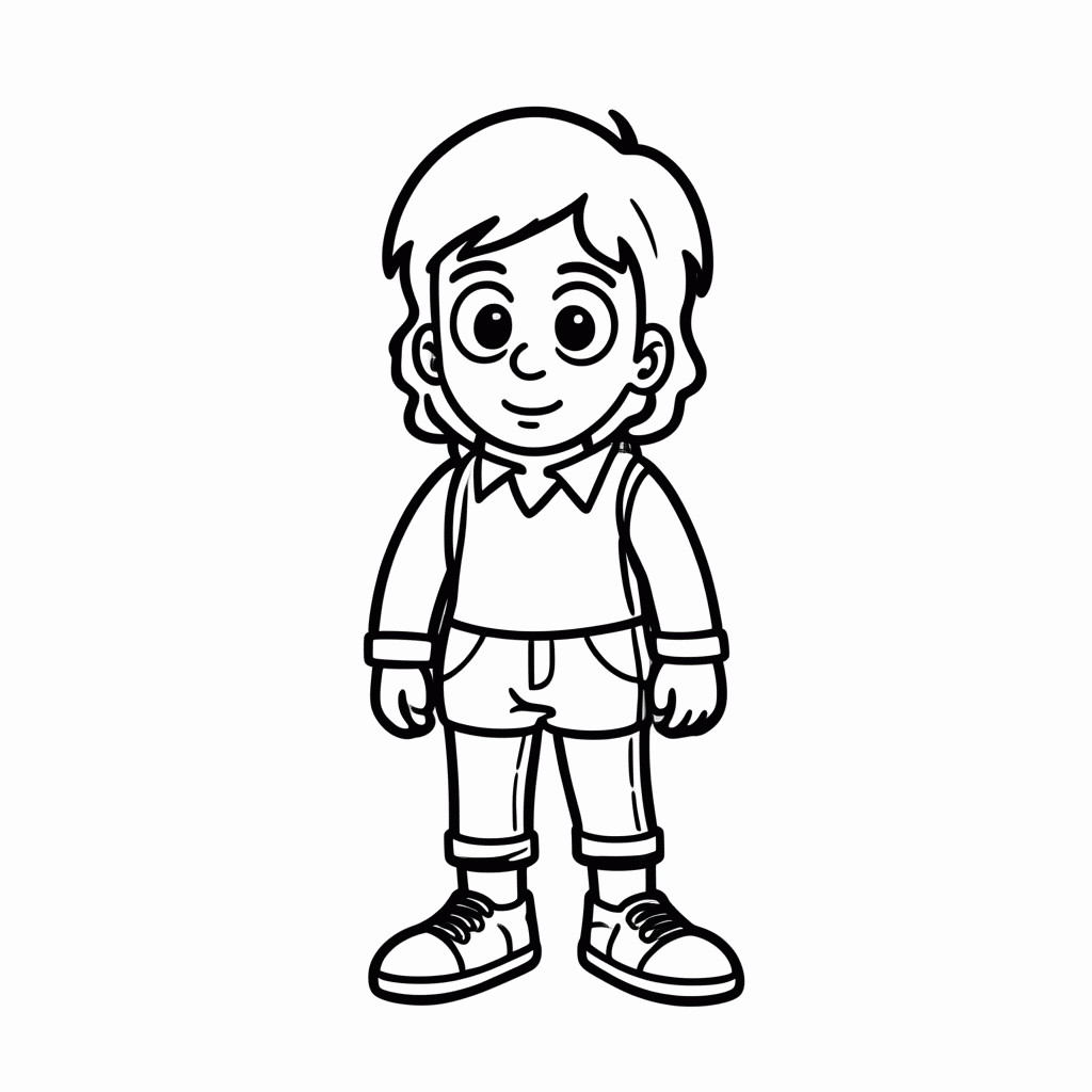 Desenho de Max Mayfield Skatista para colorir e imprimir grátis em folha A4