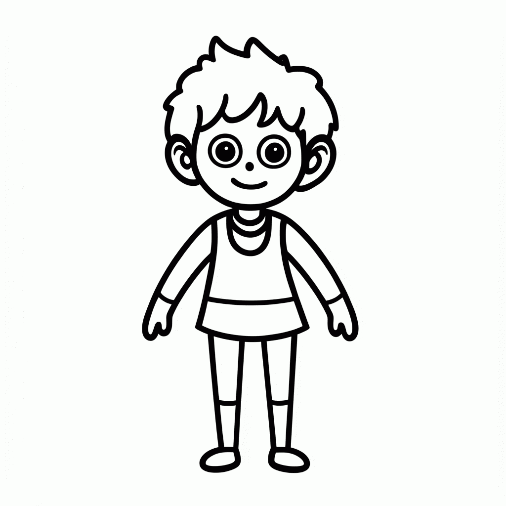 Desenho de Will Byers Perdido para colorir e imprimir grátis em folha A4