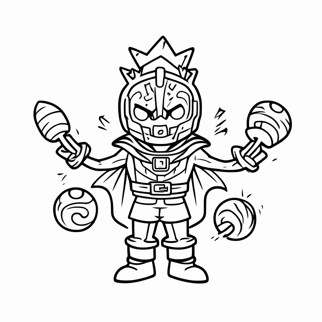 Desenho de Magneto para colorir e imprimir grátis em folha A4