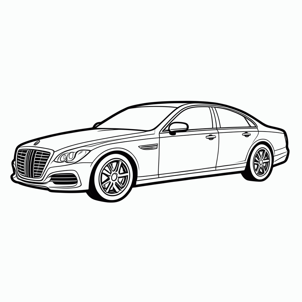 Desenho de Aston Martin para colorir e imprimir grátis em folha A4