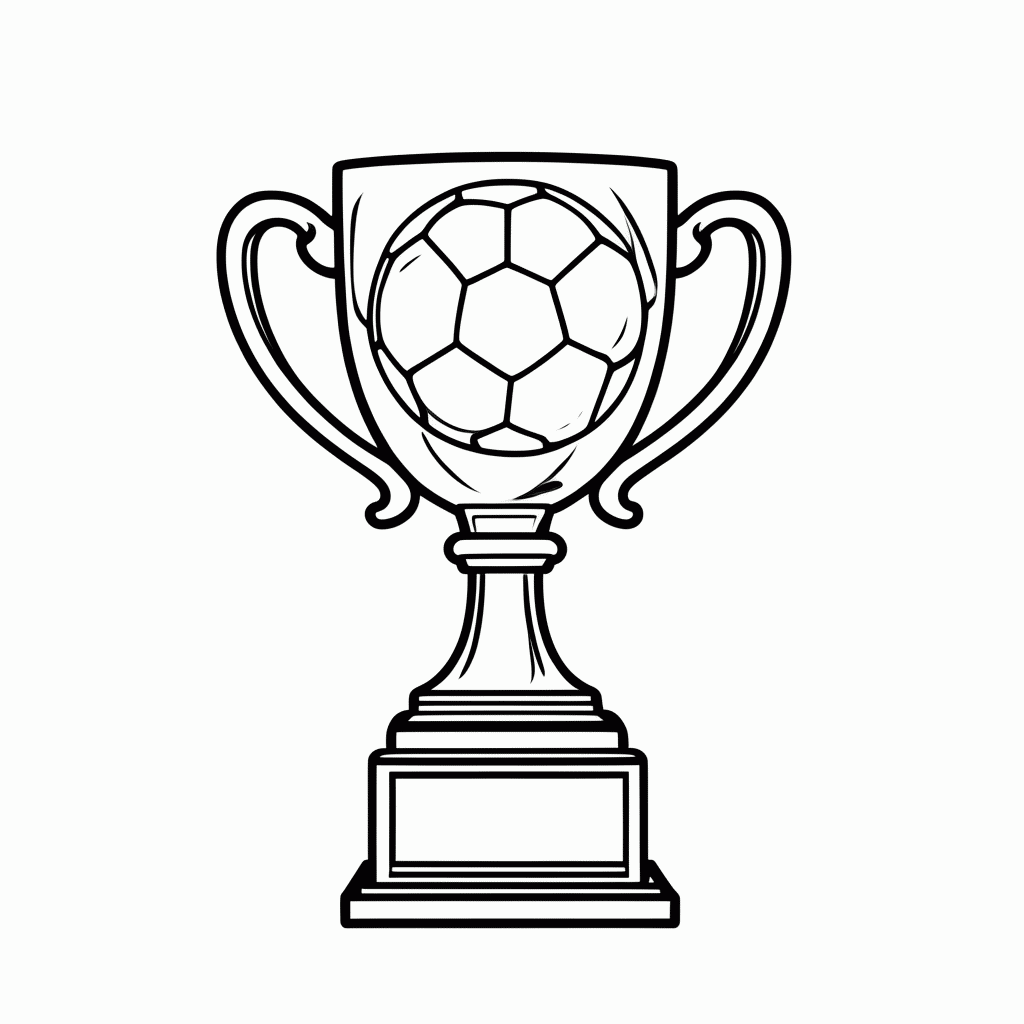 Desenho de Bola de Ouro para colorir e imprimir grátis em folha A4