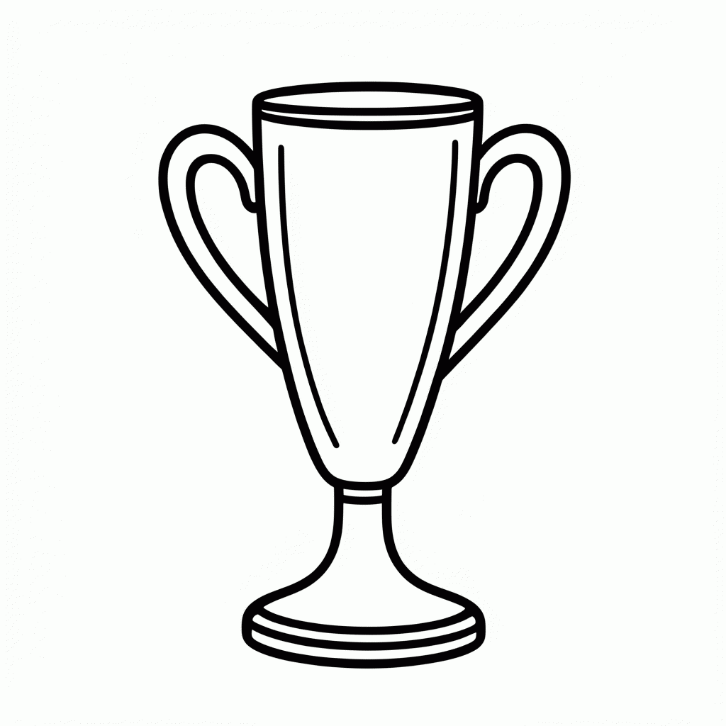 Desenho de Taça Libertadores para colorir e imprimir grátis em folha A4