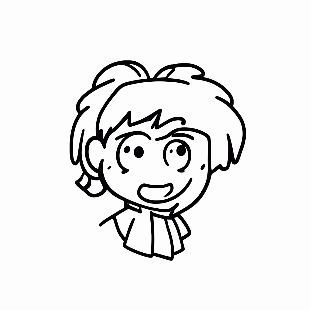 Desenho de Cebolinha Cinco Fios Cabelo para colorir e imprimir grátis em folha A4