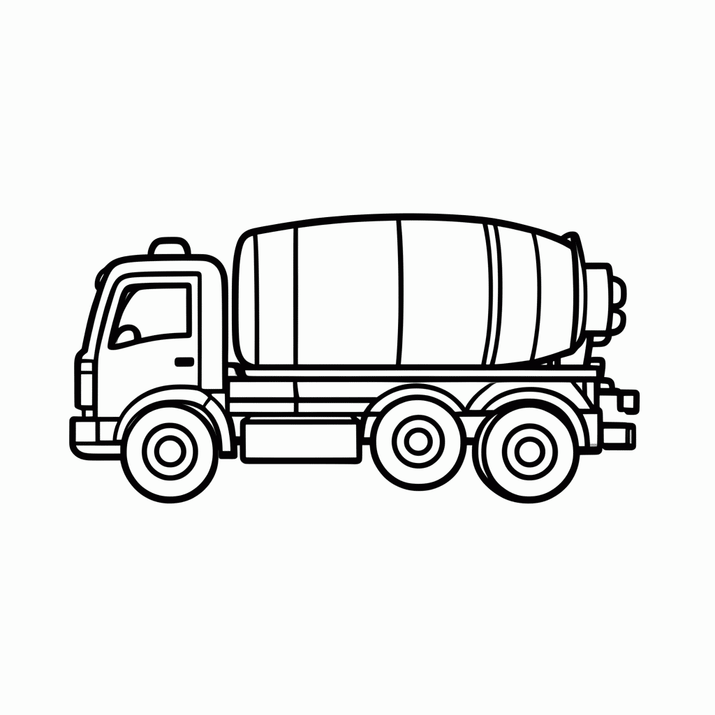 Desenho de Caminhao Tanque Bombeiro para colorir e imprimir grátis em folha A4