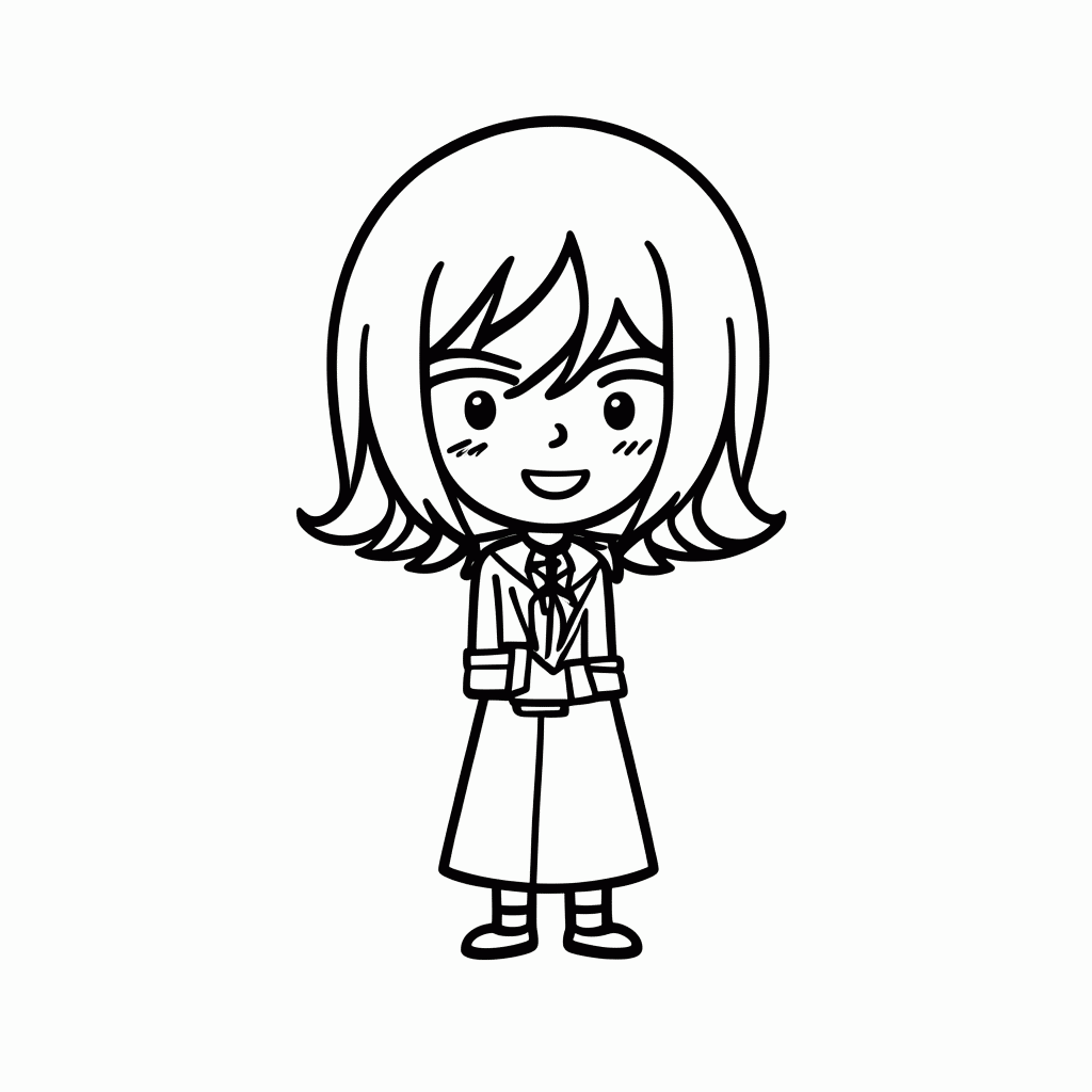 Desenho de Lobisomem Academia para colorir e imprimir grátis em folha A4