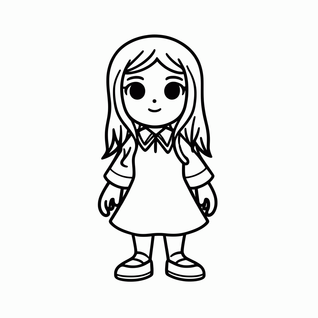 Desenho de Thing Mao Amiga para colorir e imprimir grátis em folha A4