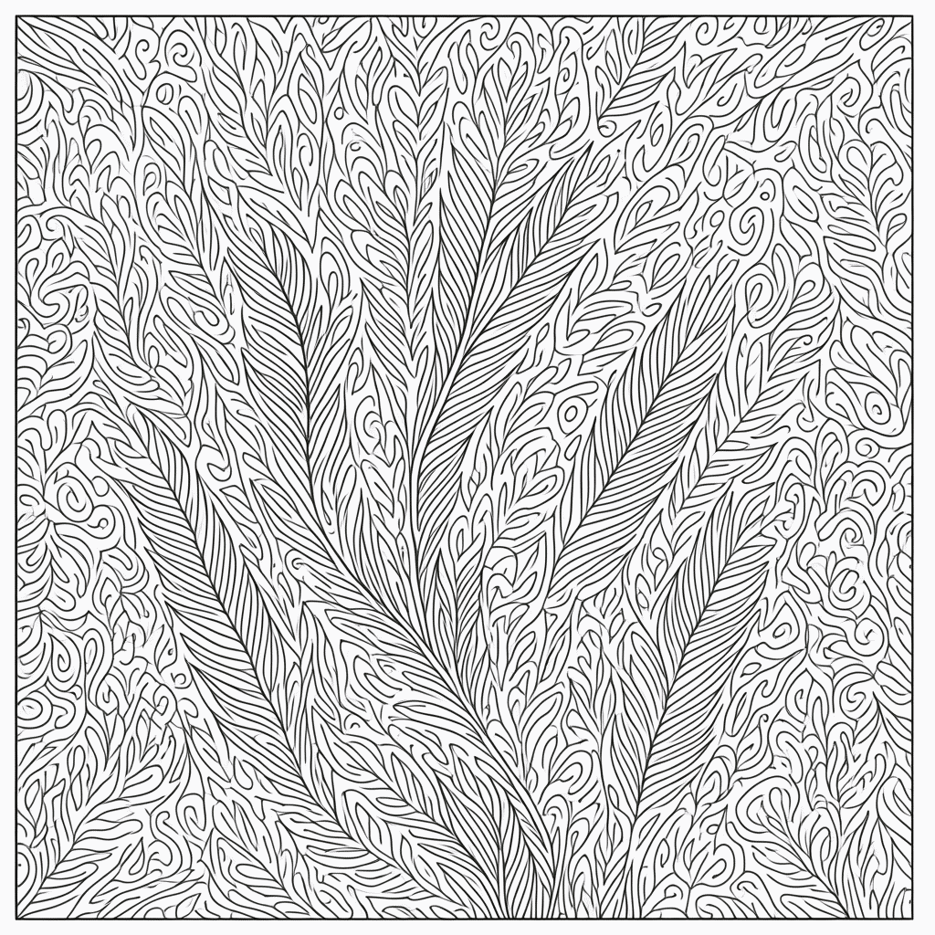 Desenho de Zentangle Padrão 26 para colorir e imprimir grátis em folha A4