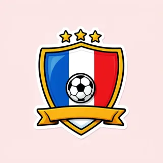 Escudo da França — figurinha da Copa 2026