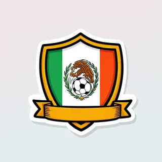 Escudo do México — figurinha da Copa 2026