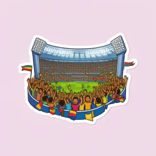 Estádio em Los Angeles — figurinha da Copa 2026