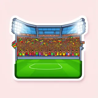 Estádio em Santa Clara (São Francisco) — figurinha da Copa 2026