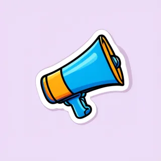 Megafone — figurinha da Copa 2026