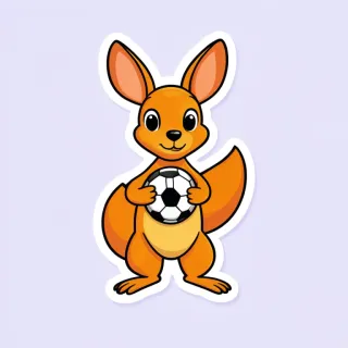 Canguru da Austrália — figurinha da Copa 2026