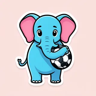 Elefante da Costa do Marfim — figurinha da Copa 2026