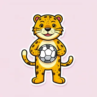 Leopardo do Congo — figurinha da Copa 2026