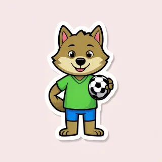 Lobo Branco do Uzbequistão — figurinha da Copa 2026