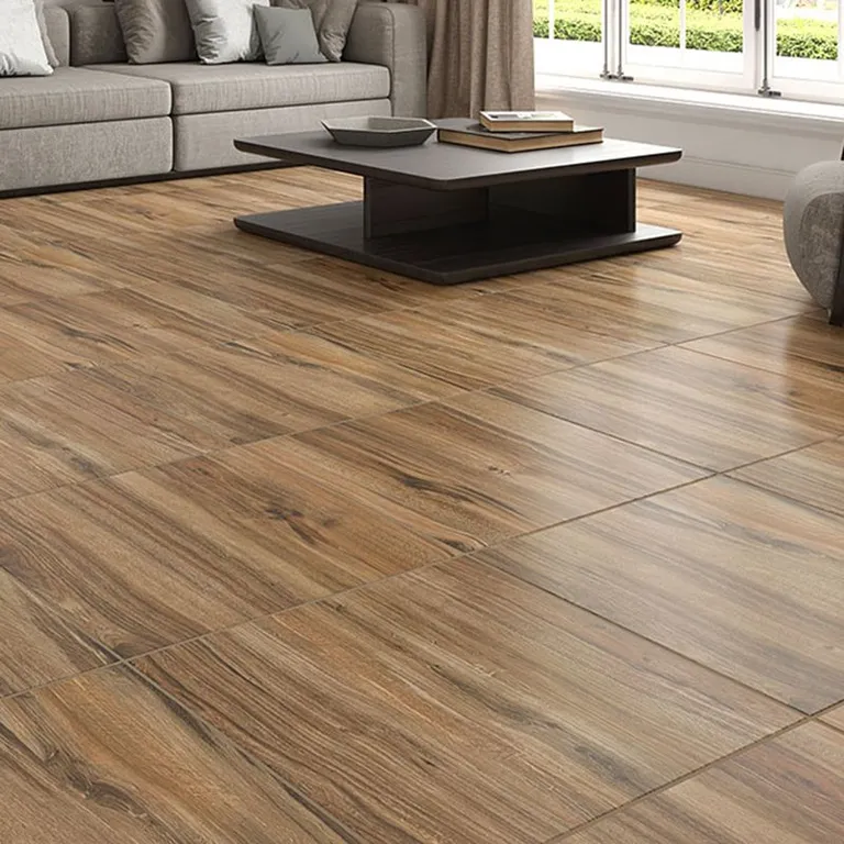 Piso Tavola Madeira Mate HD 61x61cm Caixa 2,23m² Marrom