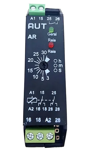 10 Xrelé Temporizador Retardo 220 Vca Até 30 Minutos 1 Na/nf