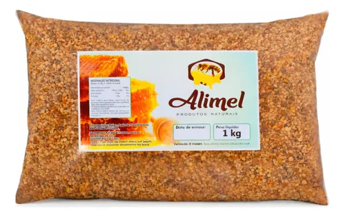 Pólen Apícola  Desidratado - Pacote 1 Kg - Flores Silvestre