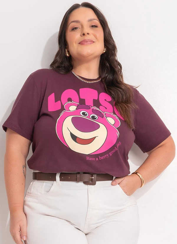 Disney - Blusa Lotso Roxo