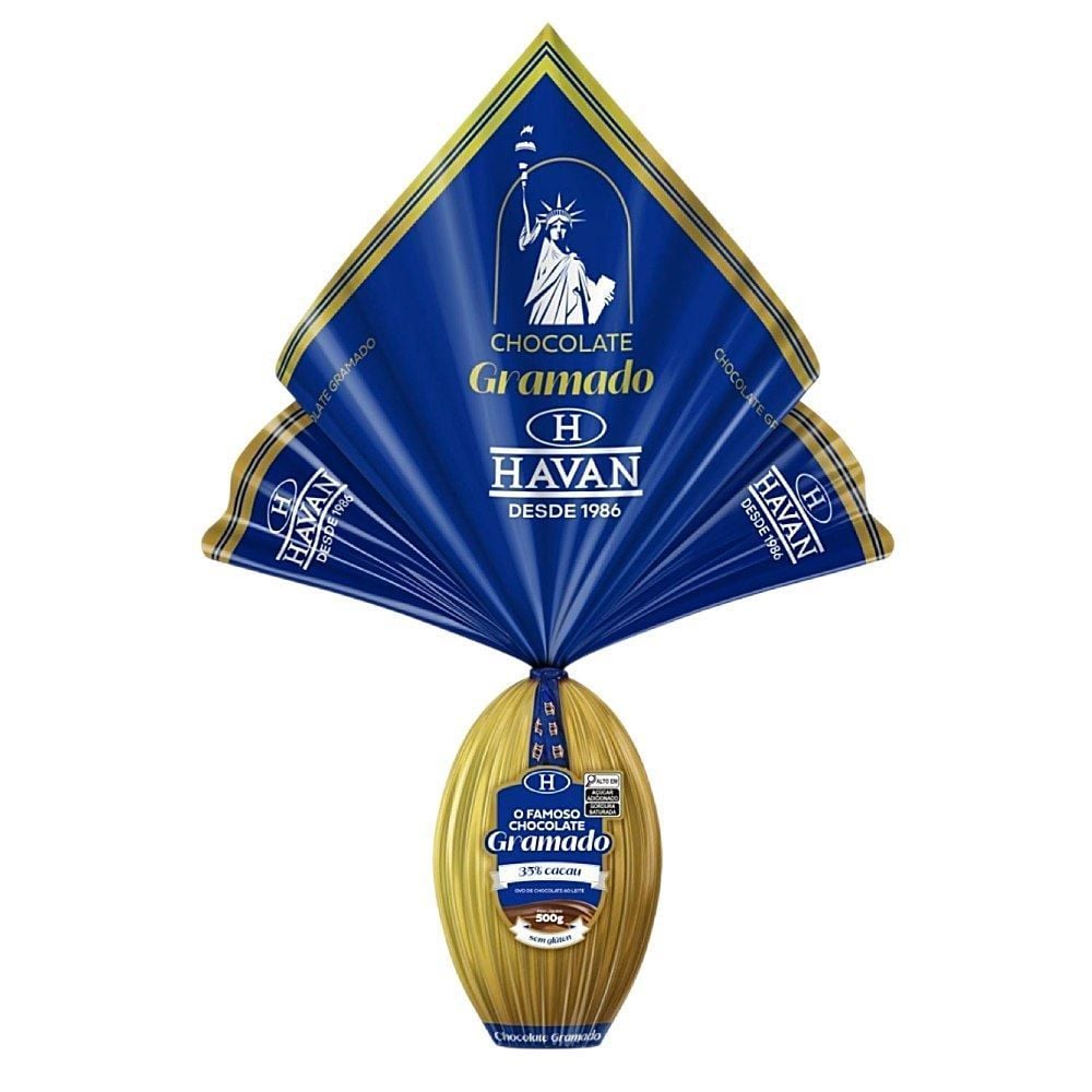 Ovo de Páscoa Chocolate Ao Leite Havan - 500g