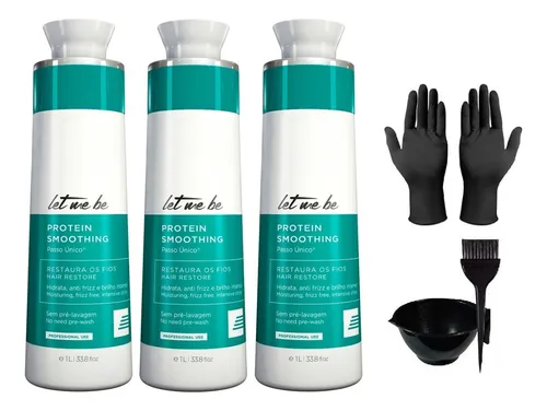 3 Let Me Be Progressiva Sem Formol Passo Unico 1 Litro Cada