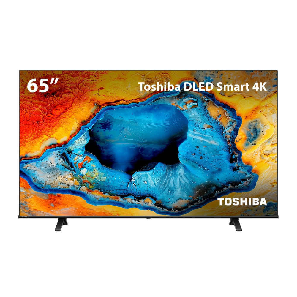 Smart TV DLED 65" 4K Toshiba 65C350NS VIDAA 4 HDMI 2 USB Wi-Fi - TB032M