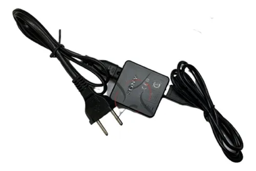 Kit Carregador Usb Ac-ub10 + Cabo Usb Câmera Sony Dsc-wx350