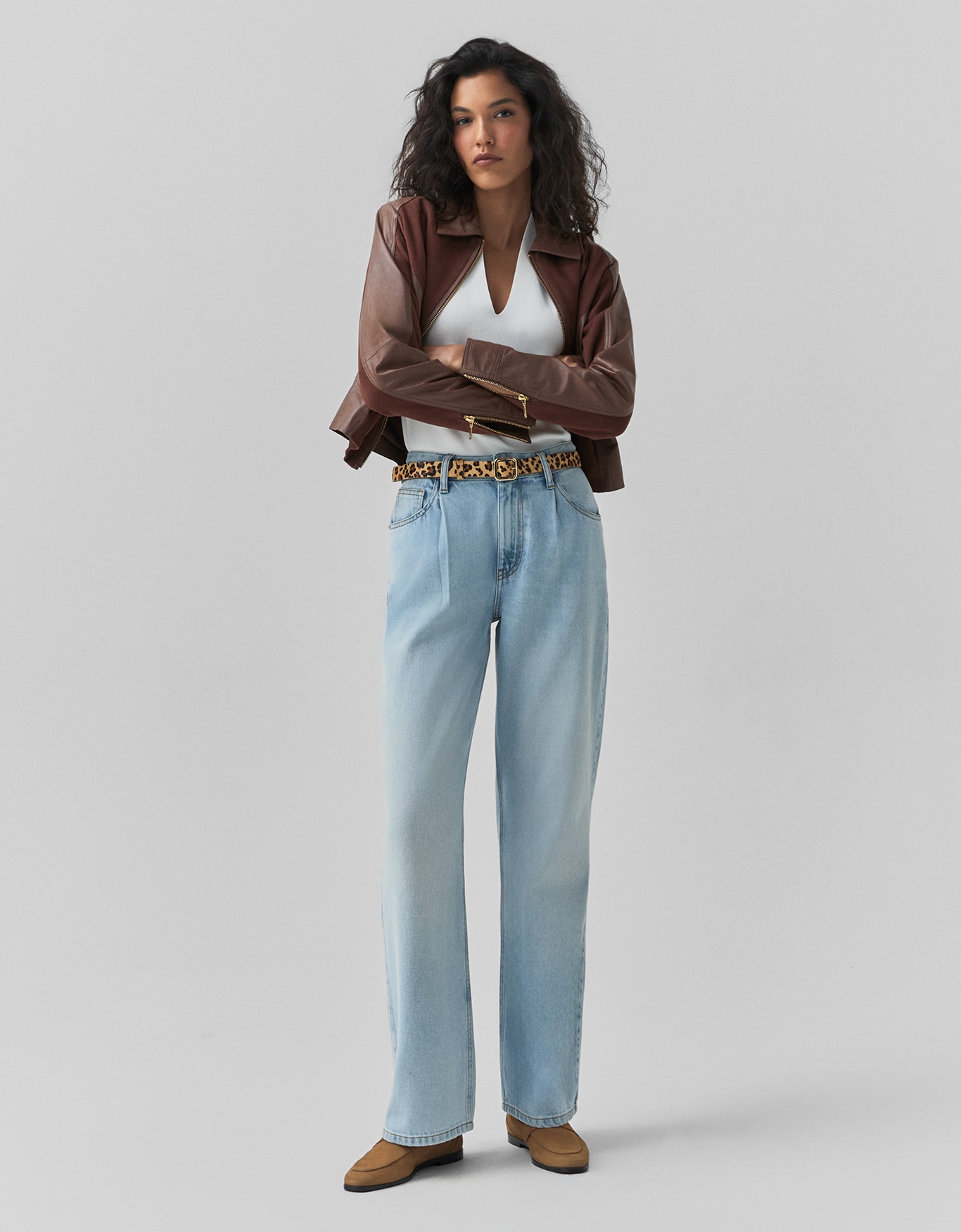 Calça Jeans Reta Relaxed