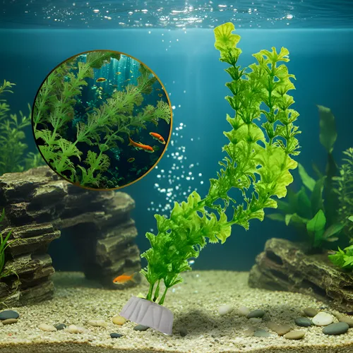 Planta Artificial 32cm Para Aquario Aquarismo Evoluzion Fish