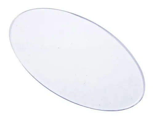 Base Acrílica Oval 40 14x8 + 30 10x6 + 30 7cm Redonda