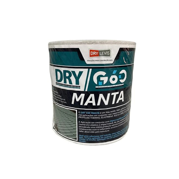 Tela Estruturante Drylevis Drymanta G60 16cmx25m Branca