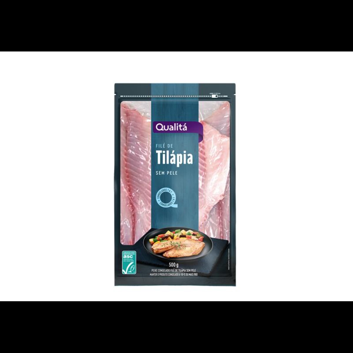 Filé de Tilapia Congelado Qualitá 500G